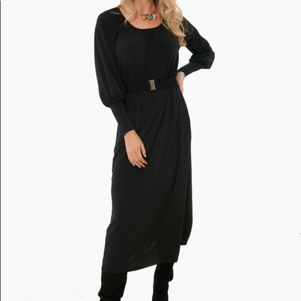 Kendall belted maxi dress